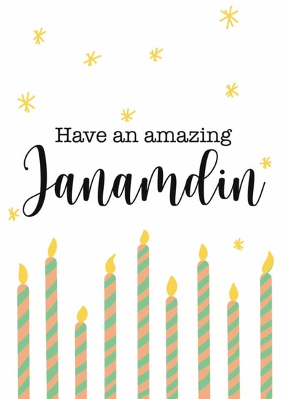 Desi Birthday "Janamdin" Wishes Card created by Posted With Pyaar