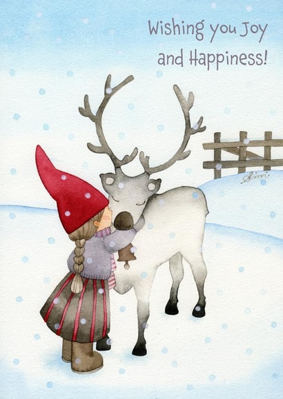 Winter Kiss Christmas Card created by Sini Ezer