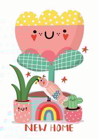 Cute New home celebration card created by NICHOLA COWDERY ILLUSTRATIONS 