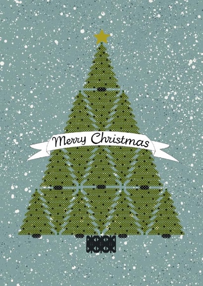 Christmas tree filled with small Christmas trees created by VerUnique Designs