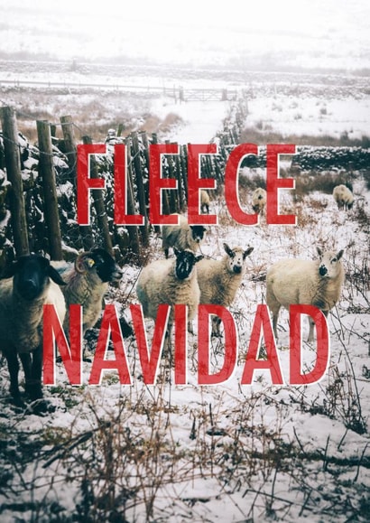 Fleece Navidad created by Number 27 Design