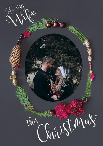 wife christmas Personalised Photo Card 30801 created by Love Lila Photography
