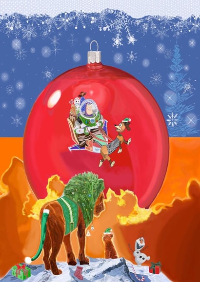 Surreal Christmas created by Nathan Royes