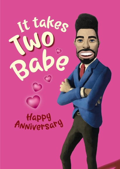 Strictly It Takes Two Babe, Rylan anniversary card created by The Supermodels