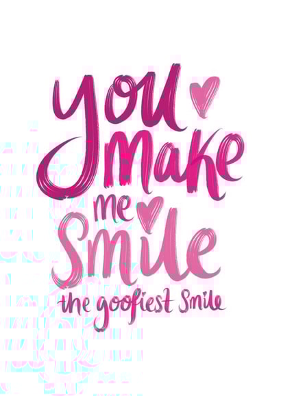 You Make Me Smile Card created by intruekirstyle