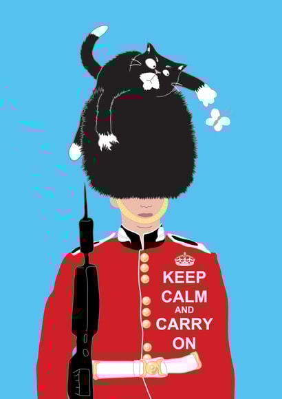 Keep calm and carry on created by Smug Toad