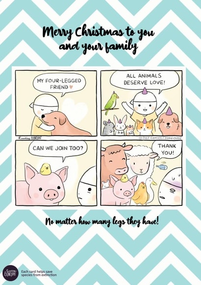 Happy Four Legged Christmas! created by Rewriting Extinction
