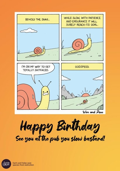 Happy Birthday you slow b@#$ard created by Rewriting Extinction