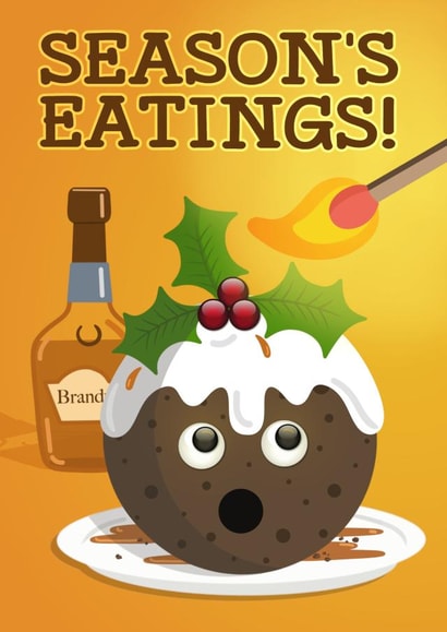 Season's Eatings Christmas Pud created by Planet Pals