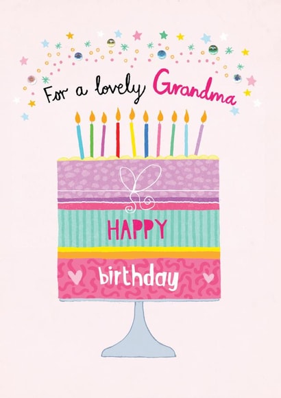 Grandma birthday cake created by Pencilface