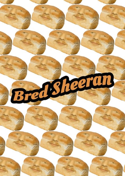 Bred Sheeran created by Celebgear