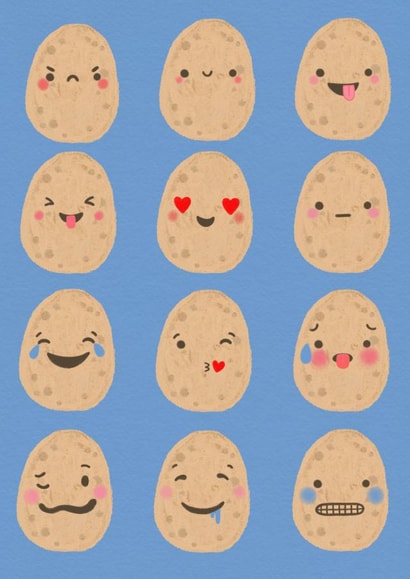 Cute potatoes created by Lois Fitzy