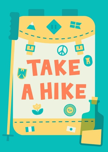 Take a hike created by Chris Wharton