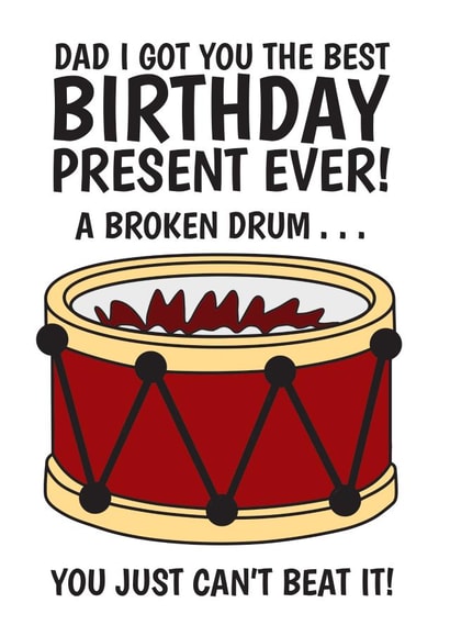 Dad Joke Birthday Card created by @Cupsie's Creations