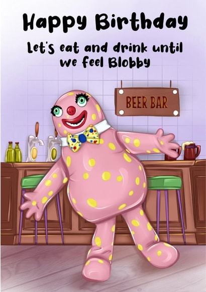 Blobby Birthday Fun Card created by EERUPT