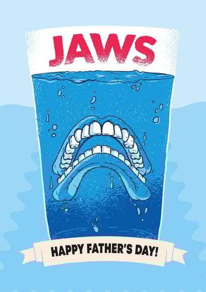 JAWS - A Funny Father's Day Card 1001 created by WITH LOVE