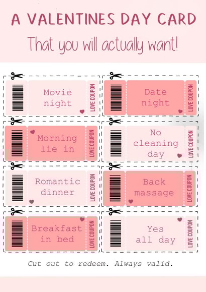 A Romantic Valentines Day Card You’ll Actually Want created by Kate and Co