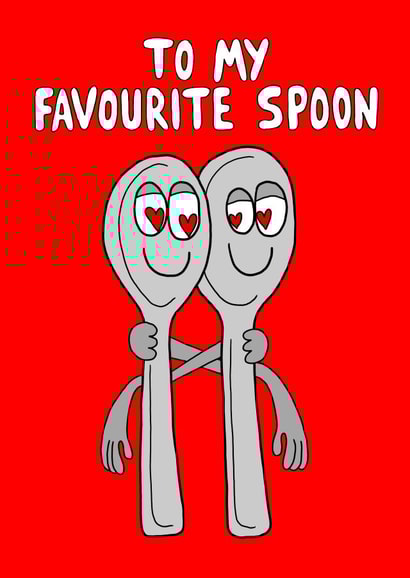 To My Favourite Spoon created by Tom Delves Illustration