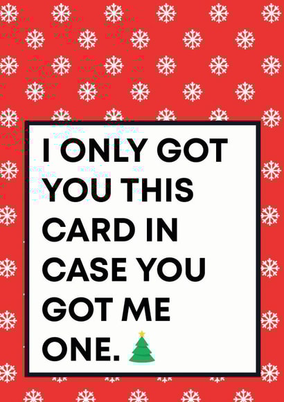 Just in case Christmas created by Happy Little Vegemite