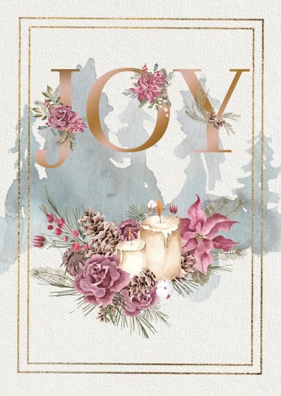 Joy Christmas Card created by Lili's Papers Co.