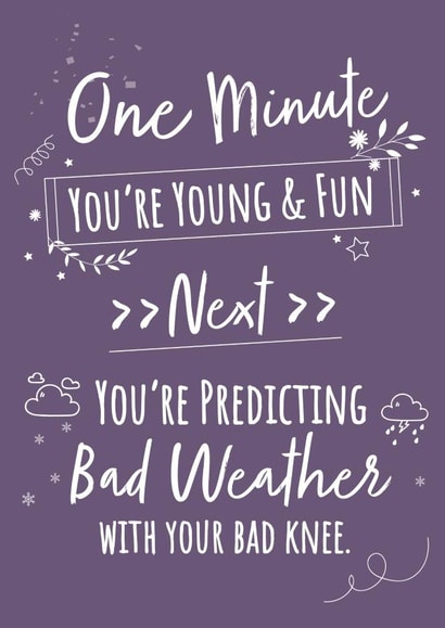 Perfect for those milestone birthdays that bring laughs! created by Yeti Design