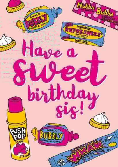 Sweet Sister Birthday Card created by Lucy Marie Design
