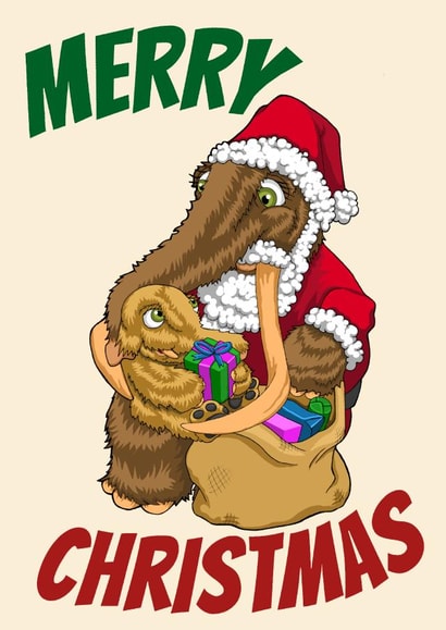 Mammoth Christmas Card 1001 created by Pigoprints