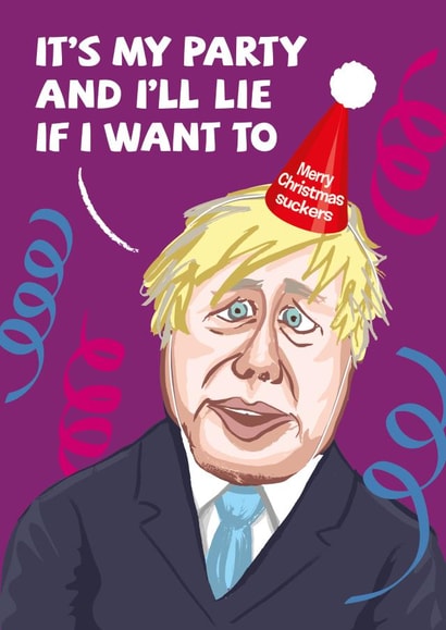 It's a Tory Party party Christmas card! created by Licked By Robots