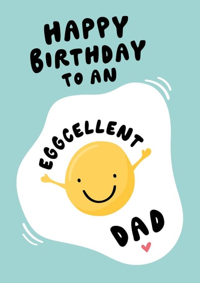 Eggcellent Dad Birthday Card created by Fliss Muir