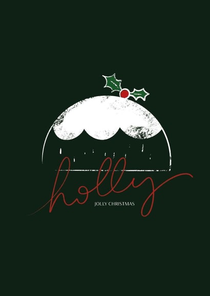 Holly Jolly Christmas Pudding created by Gaëlle Guillou