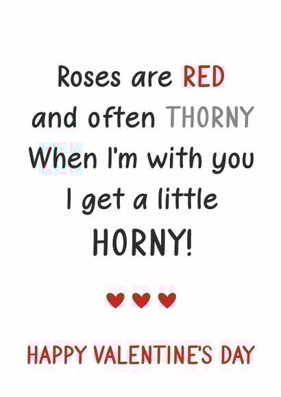 Rude Valentines Day Card created by Tanya Laporte Designs