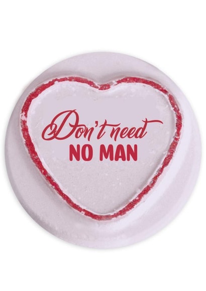 Don’t need no man this valentines created by Pippins post cards