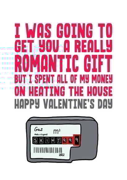 Heating the House Valentine's Card  created by Filthy Sentiments
