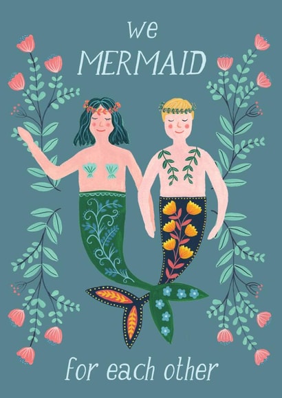 We Mermaid For Each Other created by Callisto Design Co.