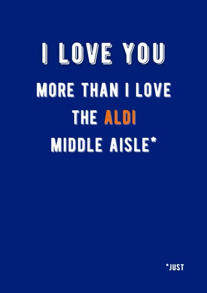 I love Aldi Middle Aisle Valentine’s Card created by Meg's Creative Outlet