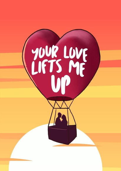 Your Love Lifts Me Up created by Anoela Cards