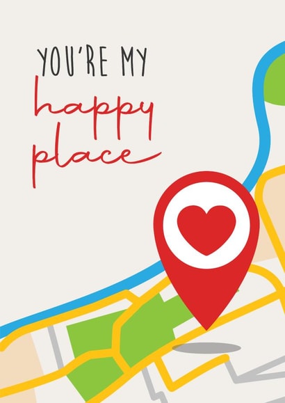 You're My Happy Place created by Anoela Cards