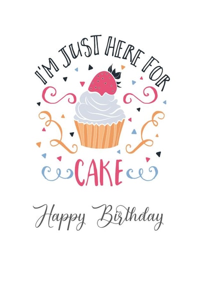 Birthday card for all lovers of cake created by NannieP