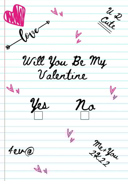 Notebook valentines  created by SimplyJen