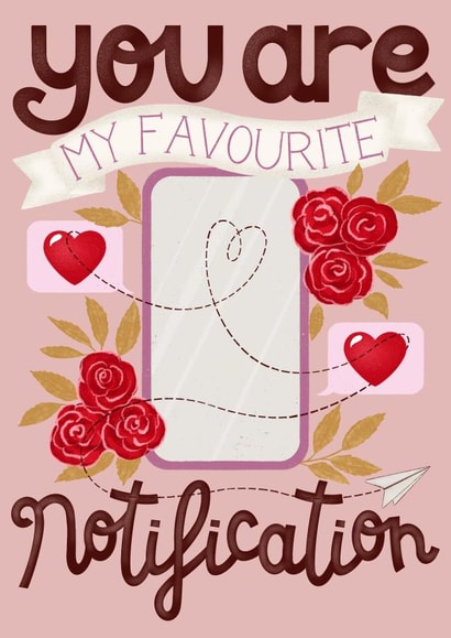 You are my favourite Valentine’s Day card created by Silvia Volpe