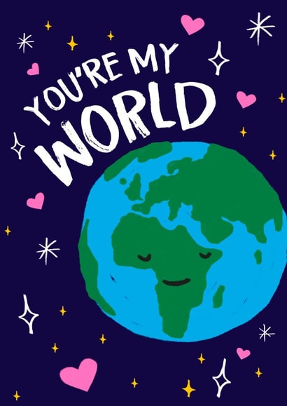 You're my world created by Wild Card