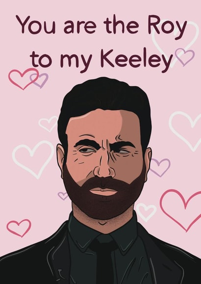 Roy Kent Valentine created by Samantha J Gibbs