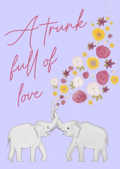 Trunk full of Love Wedding, Friends, Birthday Card created by @Art_by_Pruthvi