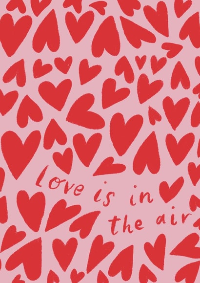 Love is in the air card created by ems le tocq