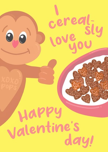 Cereal-sly Love you created by Zoe Shepherd