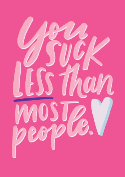 I Love You Funny Valentine's Day Card created by Sleazy Greetings