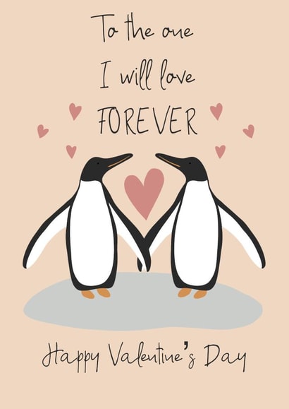 Penguin Valentine’s card created by Little Prints Fred Designs