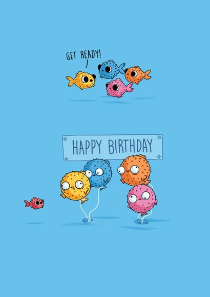 Animal Birthday Card created by Redback Cards