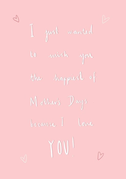 Cute message Mother’s Day card  created by Molliemadethis 