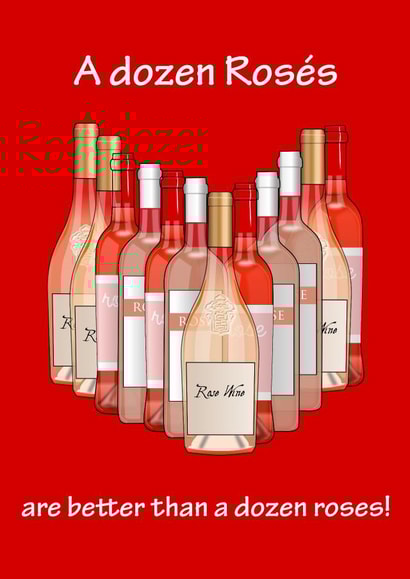 A dozen Rosés created by Doodle Dot Design Co